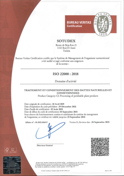 Sotudex- certificate